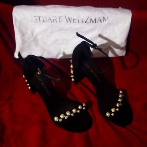 Stuart Weitzman More pearls sandals/heels, size 6.5